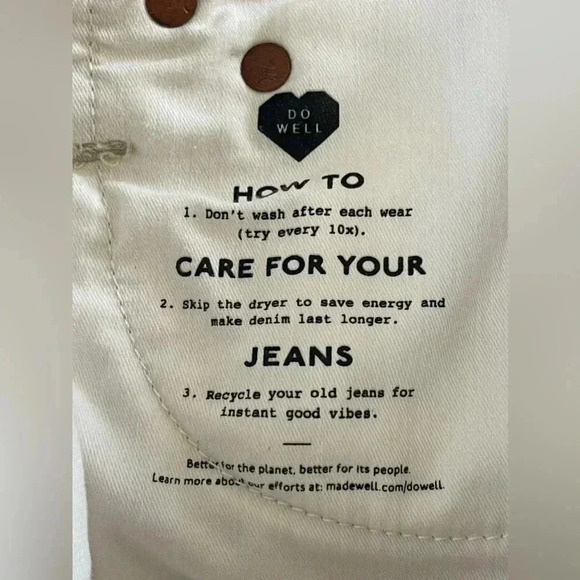 Madewell The Perfect Vintage Jean in Vintage Canvas, Size 27P - Picture 7 of 16